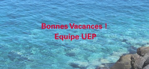 L'équipe de l'UEP vous souhaite un très bel été !